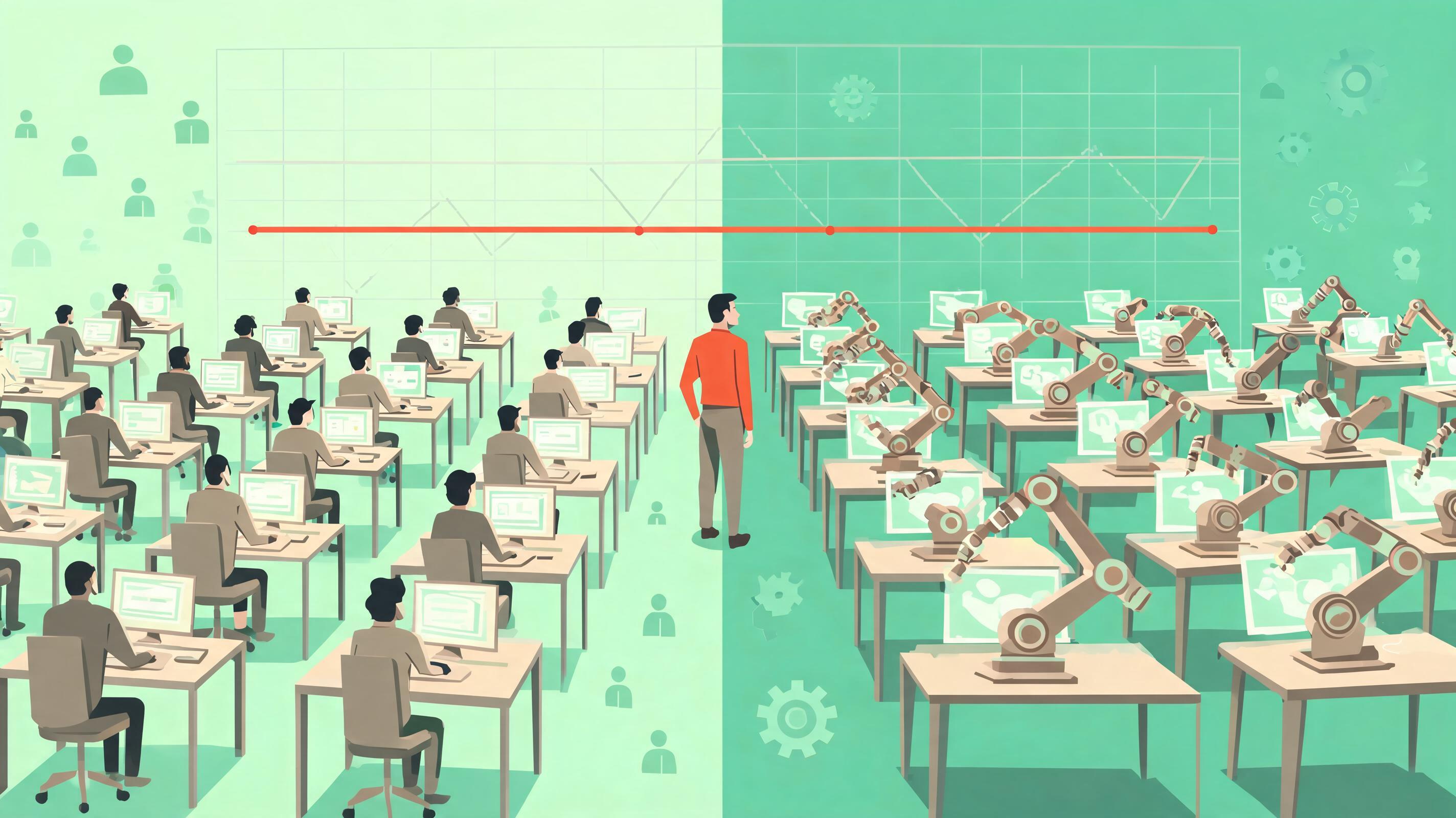 AI 자동화 '죽은 경제' 이론 해설: 생산성 역설과 대응 전략